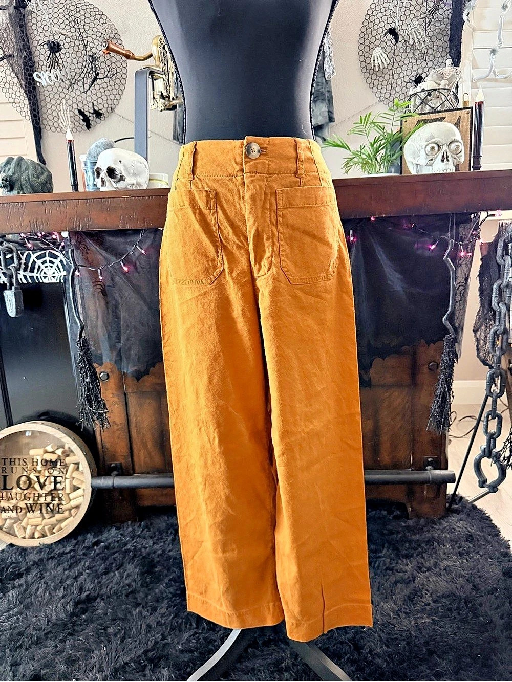 Maeve The Colette Cropped Wide Leg Pants